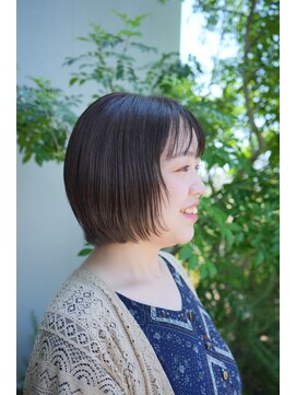 チェロ 中町(CHERO) ★髪質改善＃美髪ストレートヘア＃大人ボブ＃メルティーカラー
