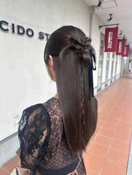 かちもりハーフアップ