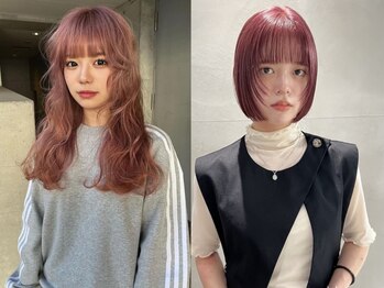 ロイリー バイ ローウェ 立川(Loely by Louwe)の写真/光に透けるようなカラーで、ナチュラルで柔らかい印象に♪女性らしさが増すスタイルをご提供！