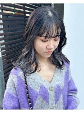 ガーデン ジングウマエ(GARDEN jingumae) シルバーパープルインナーカラー/ミディアムヘア