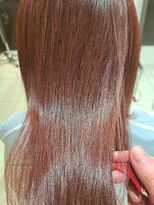 ミック ヘアアンドメイクアップ 高田店(miq Hair&Make up) ピンクブラウン/ツヤ髪/暖色系カラー/ピンク系カラー