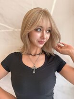 キティー サカエ(kiti SAKAE)&nbsp;ベージュ/ボブ/ハッシュカット/栄/レイヤーカット