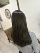 ティグルフォーヘア(TIGRE for hair)&nbsp;カーキブラウン/スモーキーカラー/髪質改善