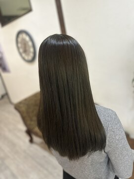 ティグルフォーヘア(TIGRE for hair) カーキブラウン/スモーキーカラー/髪質改善