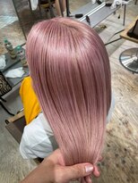  fit stand 千葉/ショートボブ/カット/パーマ/ダブルカラー/トリートメント/縮毛矯正&nbsp;イメチェン/ピンクベージュ/アンブレラカラー[千葉]