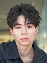 フィフス 札幌大通(fifth)&nbsp;札幌フェザーパーマセンターパートメンズパーマフェザーショート