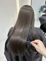 ジーナ 吉塚(Zina)&nbsp;ミルクティーグレージュ×髪質改善！【福田れん】吉塚美容室