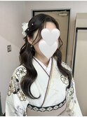 卒業式ヘアセット