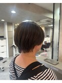 ショートカットホワイトストーン