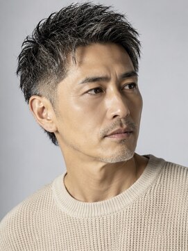 プレミアムバーバー 原宿店(PREMIUM BARBER produce by HIRO GINZA) 大人グレイフェードショート