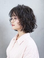 アルバム 新宿(ALBUM SHINJUKU)&nbsp;ボブ韓国ヘア顔周りレイヤーくびれミディミディアム_ba586791
