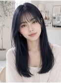 髪質改善＊ハホニコ＊ブルーブラック(池袋西口/池袋髪質改善)