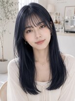 ニーケ 池袋 池袋西口(nike) 髪質改善*ハホニコ*ブルーブラック(池袋西口/池袋髪質改善)