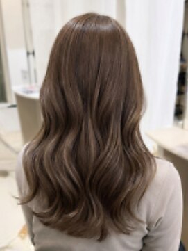 ルシード スタイル リコット(Lucido Style Ricotto) 夏色透明感オリーブグレージュブリーチなしカラー抜け感髪質改善
