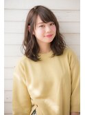 バレイヤージュデジタルパーマショート×ノーブルクラシカルロブ