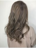 シアーベージュ_耳かけ,毛先パーマ,イメチェン