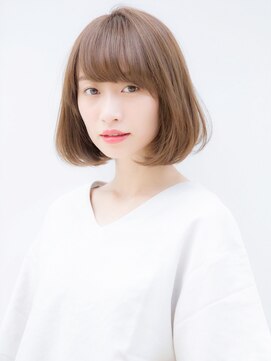 ネイヴィル オモテサンドウ(navile omotesando) 【yuka】柔らかアッシュブラウンベージュ×内巻きボブ