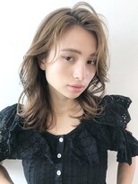 アイティー バイ アルバム 中野店(IT by ALBUM)&nbsp;フェザー巻き_ハイライトカラーセミウェットウェーブ_27688