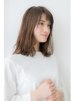 モッズヘア 上尾西口店(mod's hair) バレイヤージュ暖色系カラーくせ毛風セミディY上尾10代20代30代