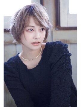 グランアージュ 柏西口店(grandage) 小顔ショートボブ×マロンベージュ 大人可愛い 20代30代40代 c