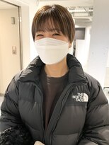 フォト 新宿(foto) グレーベージュ前髪パーマレイヤーカットダブルカラー髪質改善