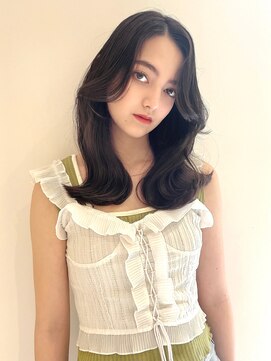 ケーツー エム 京都ラクエ(k-two emu) 韓国ヘア×ナチュラル♪透き通るダークベージュ★レイヤーカット