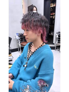 ネオン(NEON) ツートーンマッシュウルフ