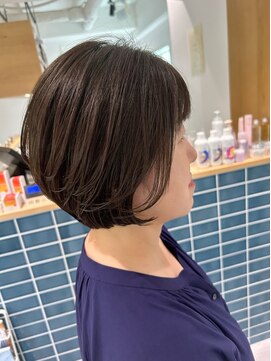 オーシャン(Ocean) [OCEAN Hair&Life藤原純]髪質改善カラー大人ショートボブ☆matte