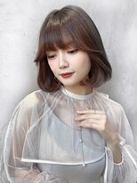 ロンドローズ 名古屋(Lond damaskRose)&nbsp;リフトレイヤー センターパート ブリーチ縮毛矯正 ヨジャドル183