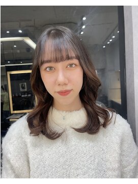 ロンドアヴァントゥス 池袋(Lond aventus) 韓国レイヤー/韓国風/ボブ/髪質改善/黒髪/ブリーチなし〔池袋〕