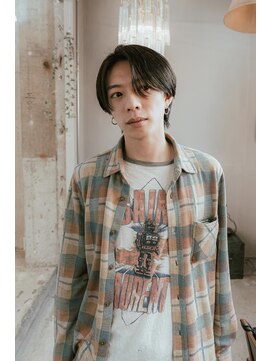 ステップボーンカット トーキョー(STEP BONE CUT TOKYO) 【ステップボーンカット】メンズセンターパート/ナチュラル