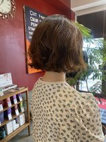 オアズヘアービィグラッド(ORe'S HAIR BE GLaD)&nbsp;ふわっと重ためボブパーマ