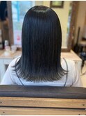 髪質改善トリートメント/外ハネミディアム