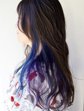 シティ(city) インナーカラー_ブルー_パープル_イヤリングカラー