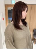 "久保田"フェイスレイヤーブリーチなしダブルカラー