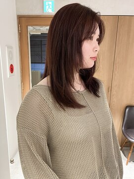 ラミエ バイ メルト 吉祥寺(lamie by melt) "久保田"フェイスレイヤーブリーチなしダブルカラー