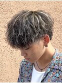 スペインカール/スパイキーショート/ブルーブラック/南森町