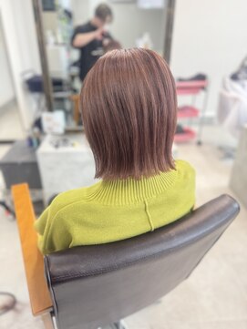 シエル 羽生店(Ciel) ピンクブラウン×ボブ