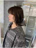 外ハネボブ/チェリーレッド/レイヤー/イメチェン