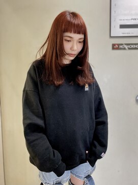 ピエドプールポッシュ(PiED DE POULE POCHE) ロング × フェイスフレームレイヤー