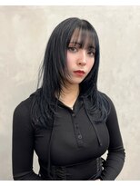 ガルテ(GARTE)&nbsp;ブルーブラック/髪質改善/レイヤーカット/顔周りカット