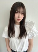 大人可愛い20代30代40代小顔ウルフレイヤー丸みセミロング