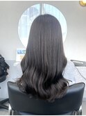 艶ウェーブ巻き×シフォングレージュ