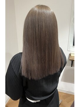 オーダイム(ou' dime) くすみグレージュケアブリーチヘアカラー