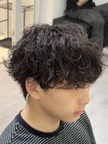 ビカムメンズヘアー 栄店(become men's hair)&nbsp;フリップウェーブ波巻きパーマシャドウパーマスパイラル