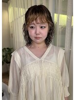 トリッカ 銀座(tricca)&nbsp;ウェーブパーマ/ウルフカット/レイヤーカット/顔周りレイヤー