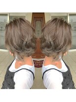 グランジュテ(grandjute)&nbsp;カット　ハイライト　白髪ぼかし　小顔パーマ　トリートメント