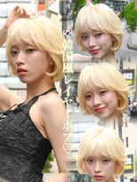 アマトウキョウ アユンチェ(AMA TOKYO×AYUNCHE)&nbsp;韓国レイヤー_ボブ_ブロンド