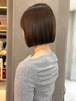 ロンド 表参道店(Lond)&nbsp;切りっぱなしボブ 丸みボブ 縮毛矯正 髪質改善
