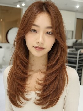 アンベル(ANBEL) 小顔/オリーブグレー/ココアベージュ/黒髪/暗めカラー/髪質改善